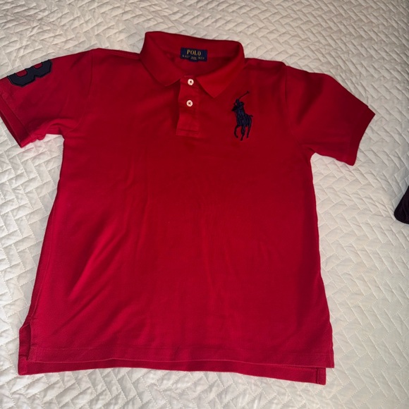 Polo by Ralph Lauren Kids' Red and Green Polo Shirts - Picture 4 of 4